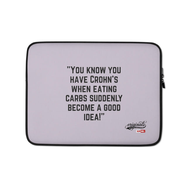 Crohn's Community Pride Laptop Sleeve for Every Carry | ILLTOCHILL