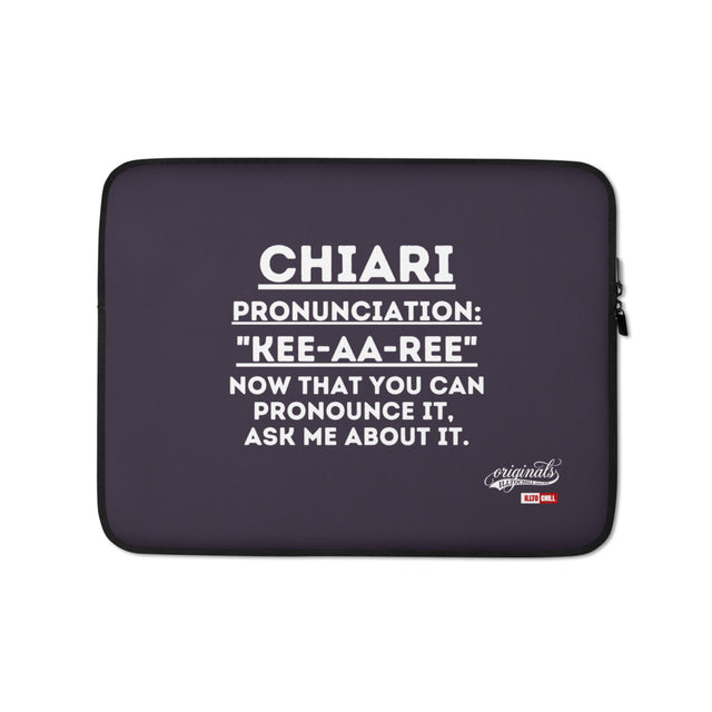 Chiari Malformation Laptop Sleeve — Carry It With Pride | ILLTOCHILL