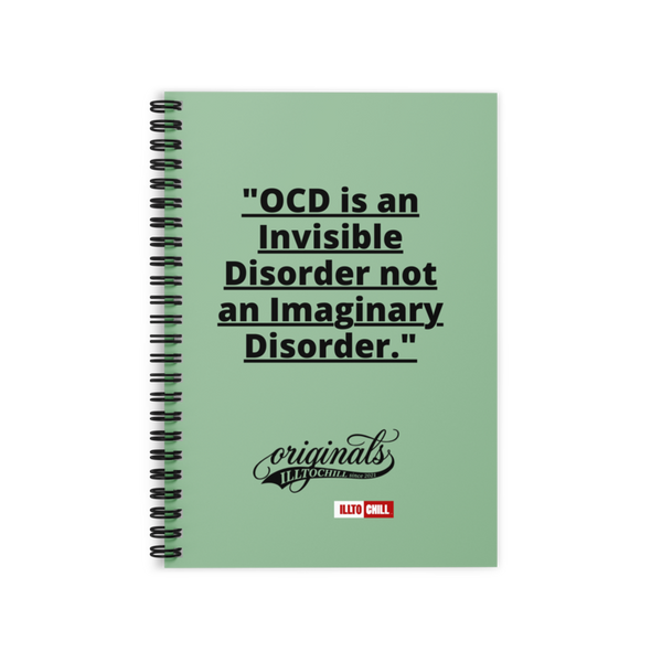 OCD Ruled Line Spiral Notebook
