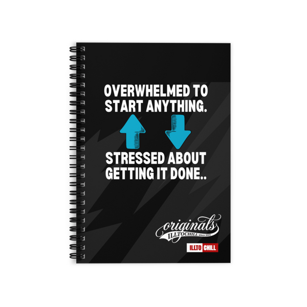 ADHD Ruled Line Spiral Notebook — Every Thought Deserves a Page | ILLTOCHILL