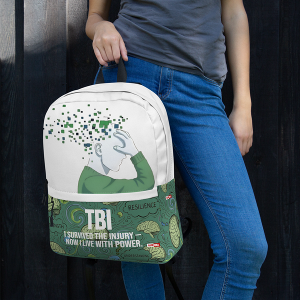 ILLTOCHILL TBI Traumatic brain injury support gift Backpack