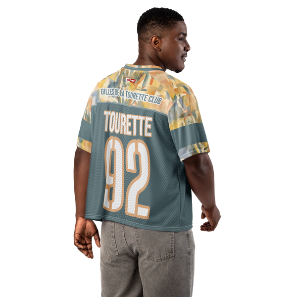 ILLTOCHILL Tourette syndrome awareness and support Boxy football jersey