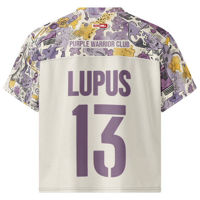 Play Through Anything Lupus Football Jersey – ILLTOCHILL