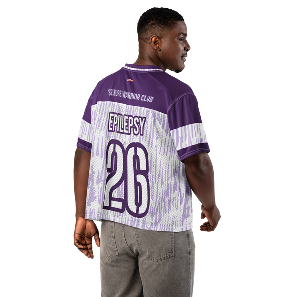 ILLTOCHILL Epilepsy awareness and support Boxy football jersey