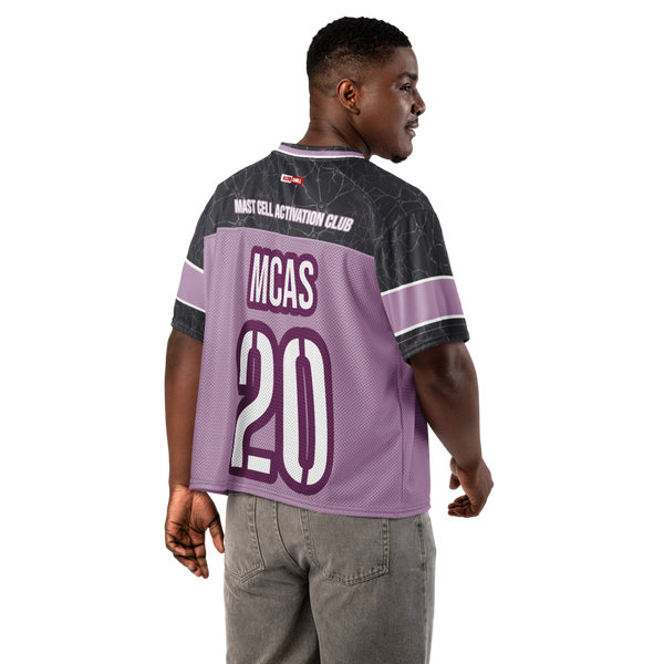 ILLTOCHILL MCAS awareness Mast cell activation syndrome Boxy football jersey