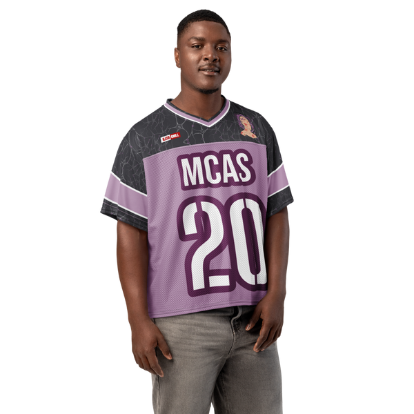 ILLTOCHILL MCAS awareness Mast cell activation syndrome Boxy football jersey