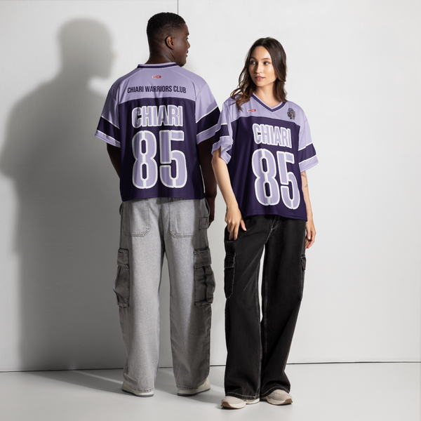 ILLTOCHILL CM Chiari Malformation awareness Boxy football jersey
