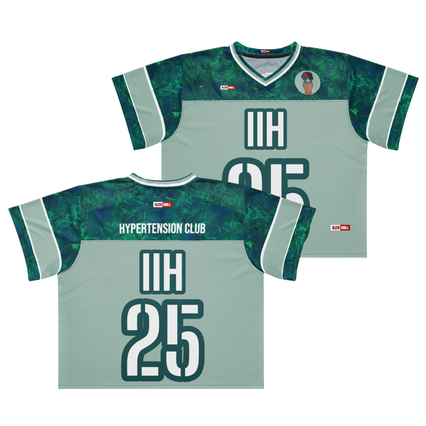 ILLTOCHILL IIH awareness Idiopathic Intracranial Hypertension support Boxy football jersey