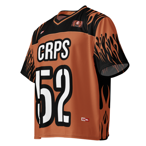 ILLTOCHILL CRPS awareness Complex Regional Pain Syndrome support Boxy football jersey