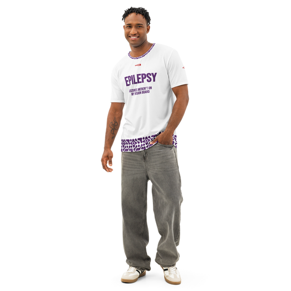ILLTOCHILL Epilepsy awareness gift cotton crew neck t-shirt