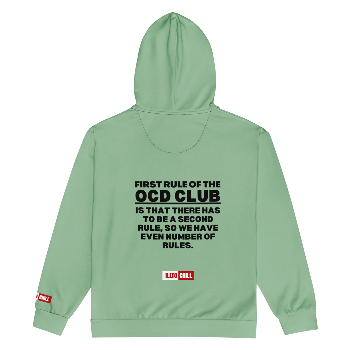 OCD Layered and Loud: Unisex Zip Hoodie for Every Intrusive Thinker | ILLTOCHILL