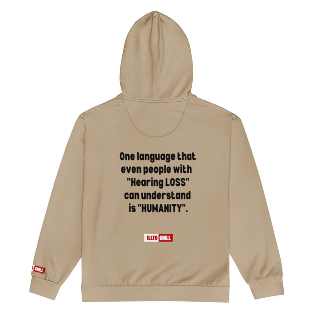 Hard of Hearing Show-Anyway Unisex Zip Hoodie for HOH Adults and the Community | ILLTOCHILL