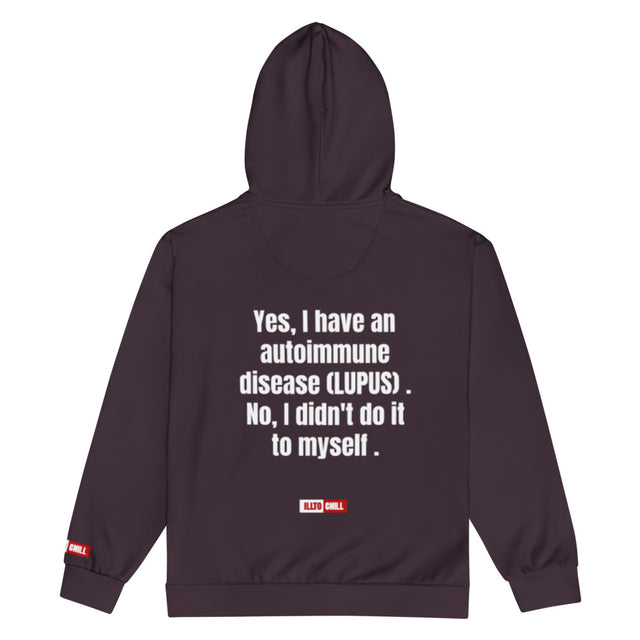 Lupus Community Unisex Zip Hoodie — Wear Your Story Out Loud | ILLTOCHILL