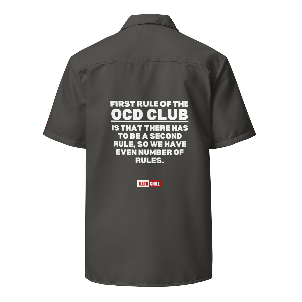 OCD Showing Up Loud: Unisex Button Shirt for the OCD Community | ILLTOCHILL