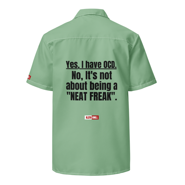 OCD Buttoned Up and Unbothered: Unisex Button Shirt for the OCD Community That Dresses on Its Own Terms | ILLTOCHILL