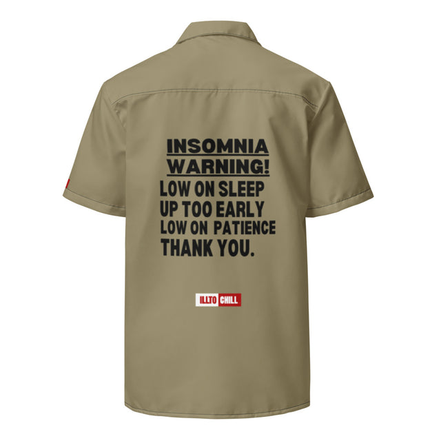 Insomnia Dresses the Night Crowd: Unisex Button Shirt for the Always-On | ILLTOCHILL