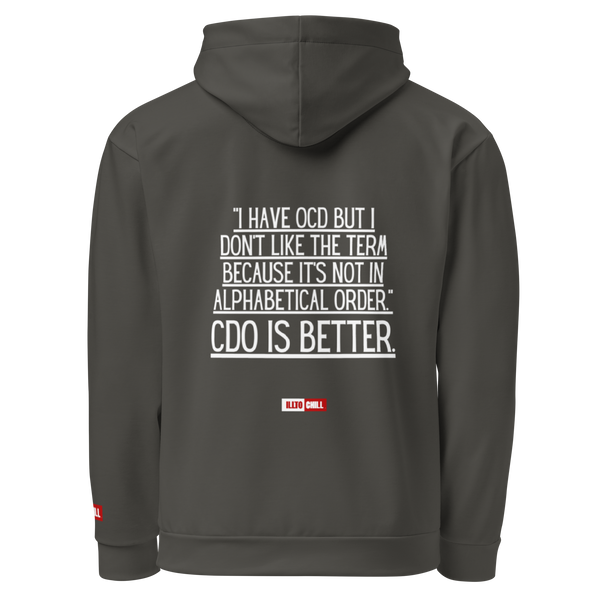 OCD Unisex cotton hoodie