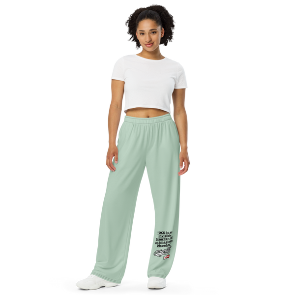 OCD All-over print unisex wide-leg pants