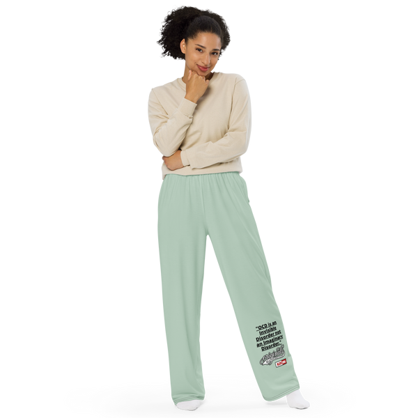 OCD All-over print unisex wide-leg pants