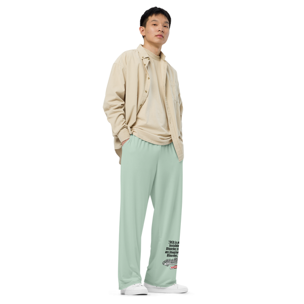 OCD All-over print unisex wide-leg pants
