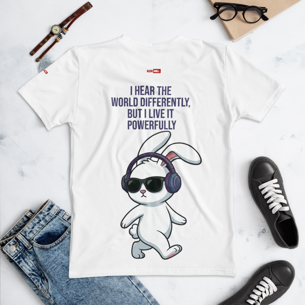 ILLTOCHILL Hard of hearing support gift for hearing impaired unisex cotton crew neck t-shirt