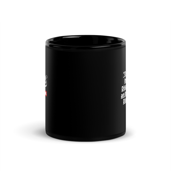 OCD Black Glossy Mug