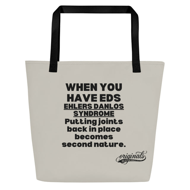 EDS Pride All-Over Print Large Tote Bag — Carry It Loud | ILLTOCHILL