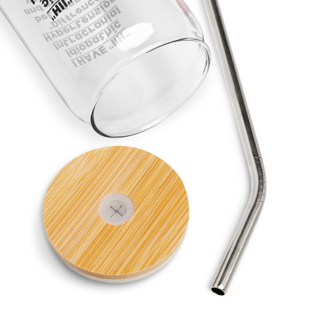 ILLTOCHILL Idiopathic intracranial hypertension Nightmare starts when you wake up IIH support gift Can-Shaped Glass.