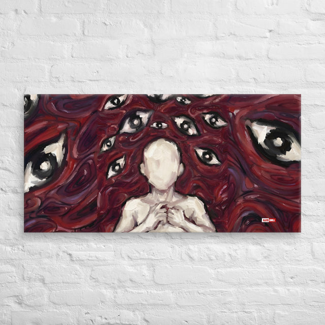 Anxiety Awareness Canvas Wall Art Mental Health Decor Calm Room Anxiety Gift Statement by ILLTOCHILL