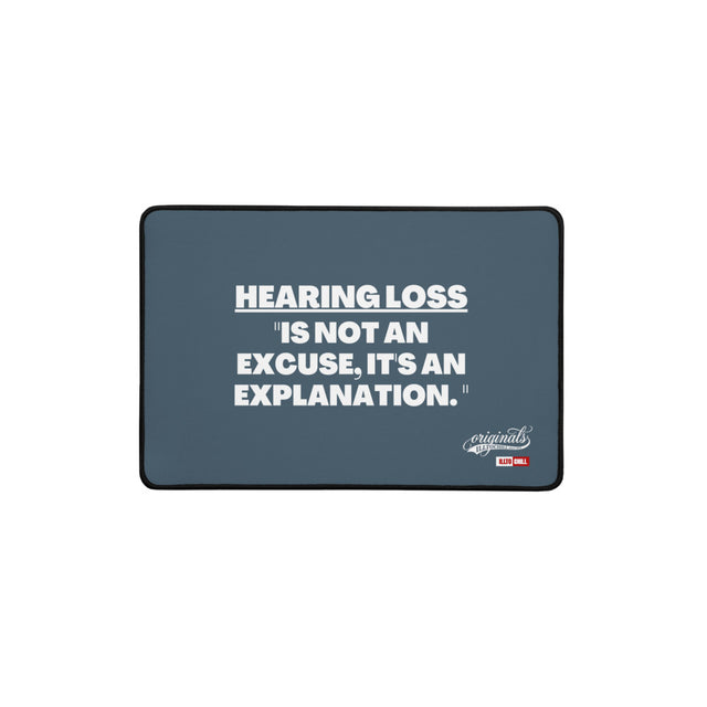 Hard of Hearing Culture Desk Mat for the HOH Community and Allies | ILLTOCHILL