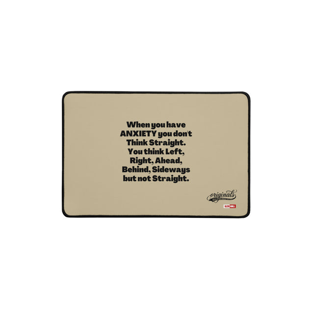 Anxious and Present Desk Mat for the Anxiety Community | ILLTOCHILL