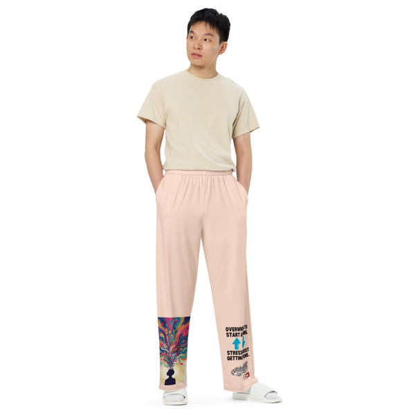 ADHD All Over Print Unisex Wide Leg Pants — Loud, Unfiltered, Yours | ILLTOCHILL