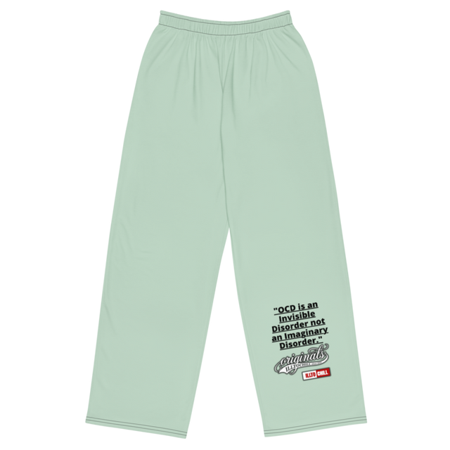 OCD and Dressed for It: All Over Print Unisex Wide Leg Pants for Every Intrusive Thinker | ILLTOCHILL