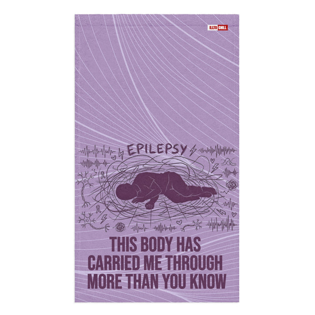 Daily Reminder Epilepsy Hand Towel – by ILLTOCHILL Home Essential