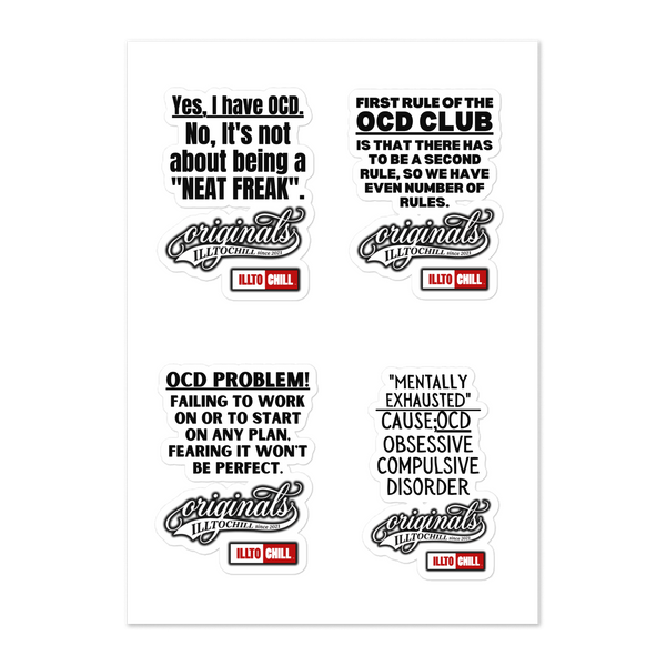 OCD Sticker sheet