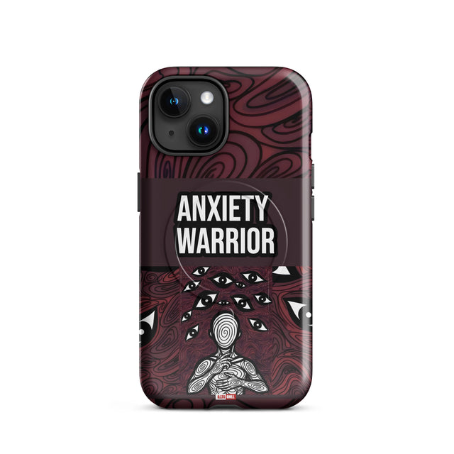Anxiety Awareness MagSafe Tough iPhone Case Mental Health Anxiety Phone Protection by ILLTOCHILL