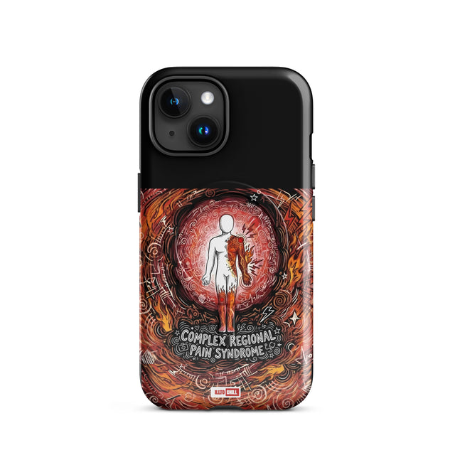 Pain never off CRPS armor comfort iPhone case by ILLTOCHILL
