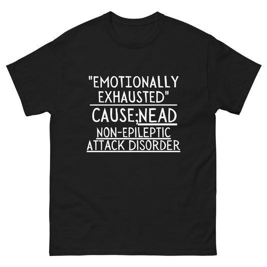 NEAD Disorder warrior, Non-epileptic attack disorder awareness, NEAD Tshirt
