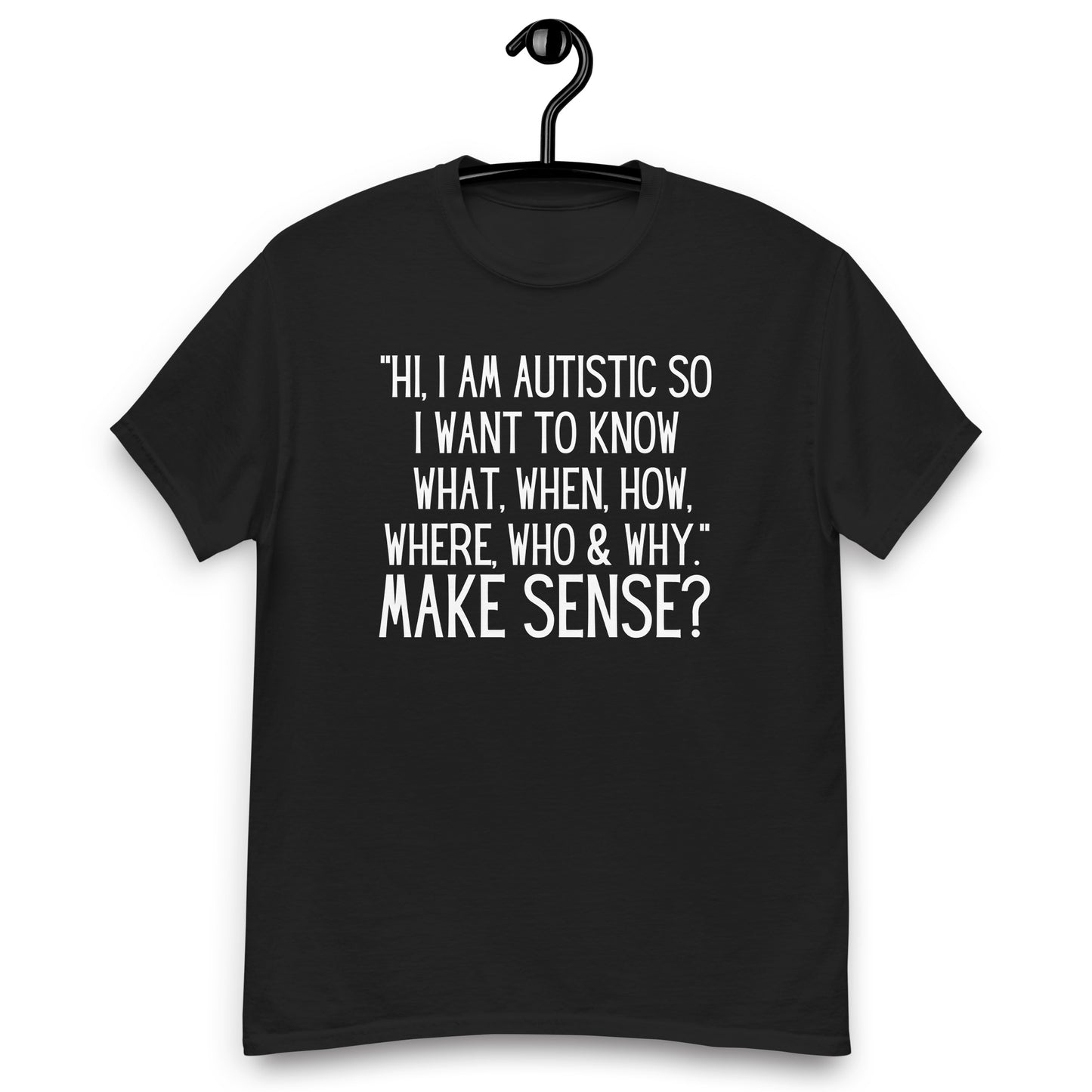 Autism awareness, Autistic, Autism spectrum disorder ASD, Autism support, Autism quote, Neurodiversity, Autistic support, Autism Gift Short-Sleeve Unisex T-Shirt.