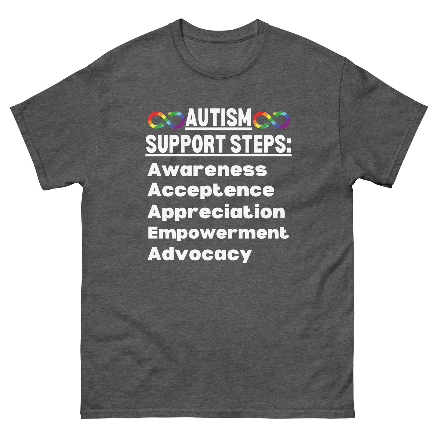 Autism awareness, Autistic, Autism spectrum disorder ASD, Autism support, Autism quote, Neurodiversity, Autistic support, Autism Gift Short-Sleeve Unisex T-Shirt.