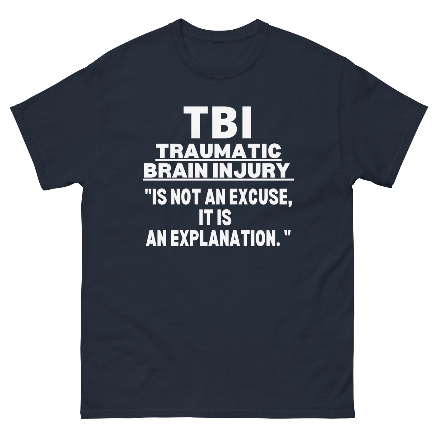 TBI Traumatic brain injury Awareness, Brain Injury Warrior, Brain Injury Quote, TBI Brain Injury survivor, Brain Injury T-shirt