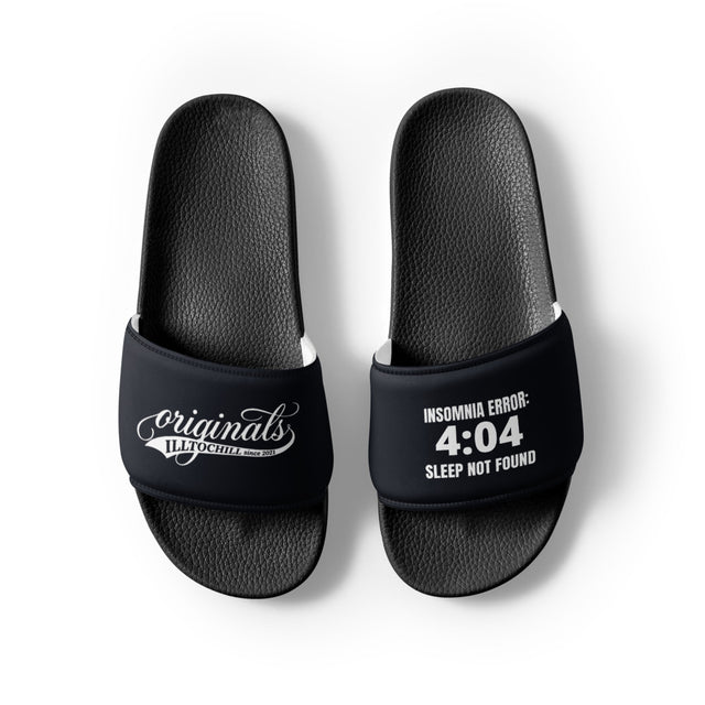 Insomniac Night Shift: Men's Slides for the Never-Sleeping Community | ILLTOCHILL