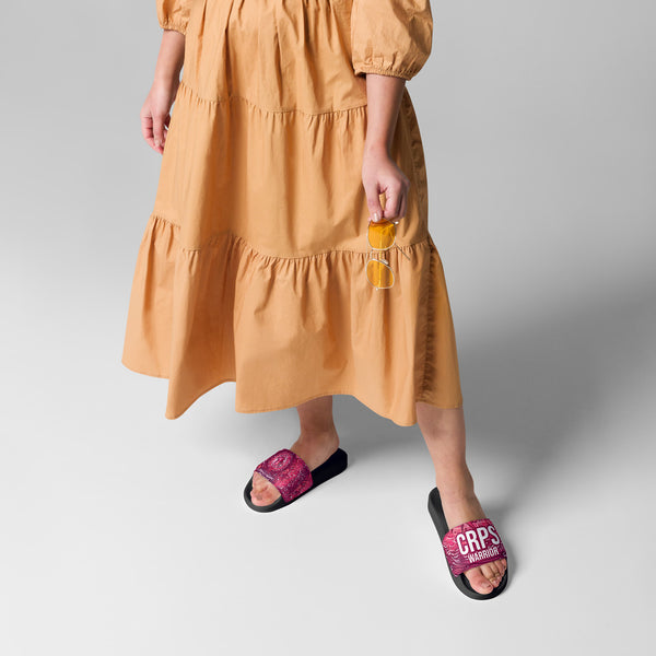 ILLTOCHILL CRPS Awareness Women's Slides – Women's Lifestyle 3 Front (Crps Awareness Women's Slides)