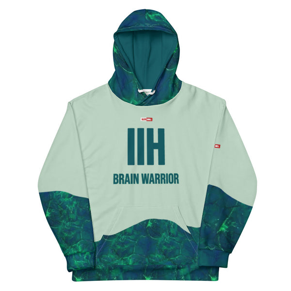 ILLTOCHILL IIH awareness Idiopathic Intracranial Hypertension support gift Unisex Hoodie – Flat Front (White)