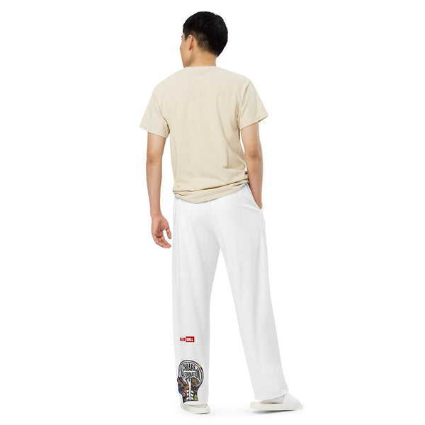 ILLTOCHILL Chiari Malformation Awareness Pants – Men's Back (White)