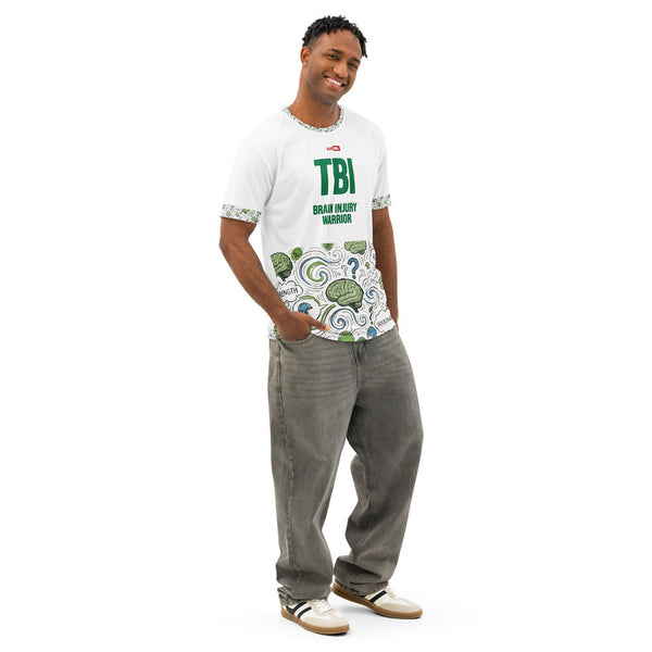 ILLTOCHILL TBI Support T-Shirt – Men's Right Front (White)