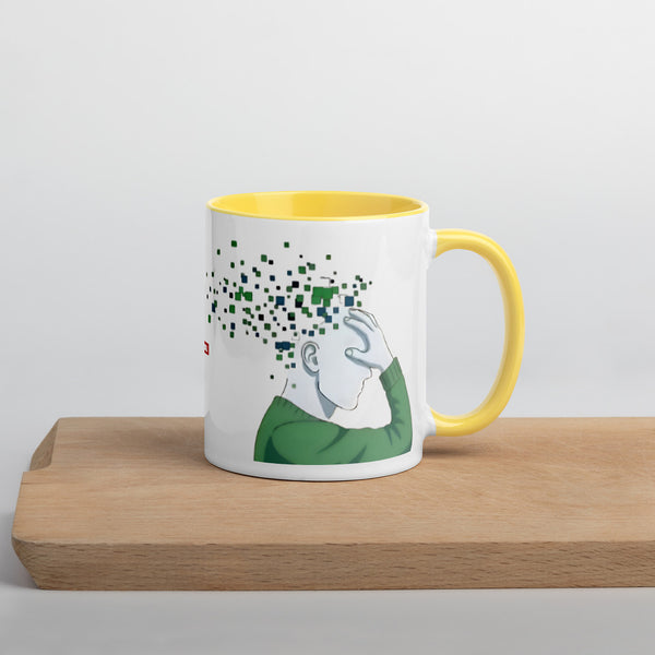 ILLTOCHILL TBI Traumatic brain injury support gift Mug with Color Inside – Lifestyle Right