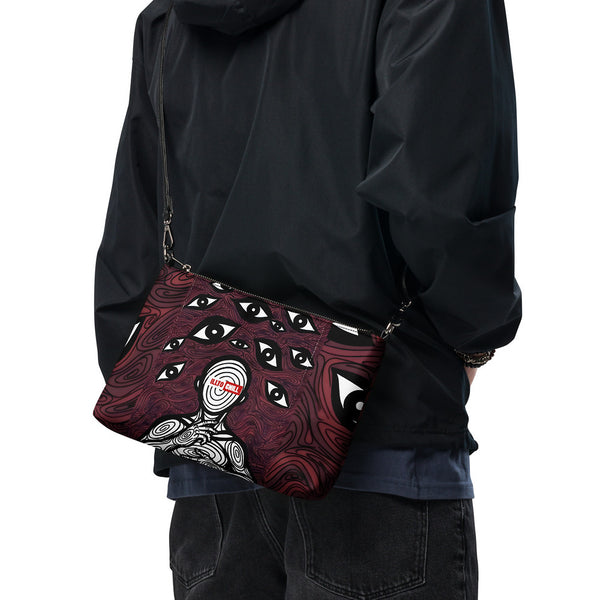 ILLTOCHILL Anxiety Awareness Crossbody Bag – Men's Back 2 (Anxiety Awareness Crossbody Bag)