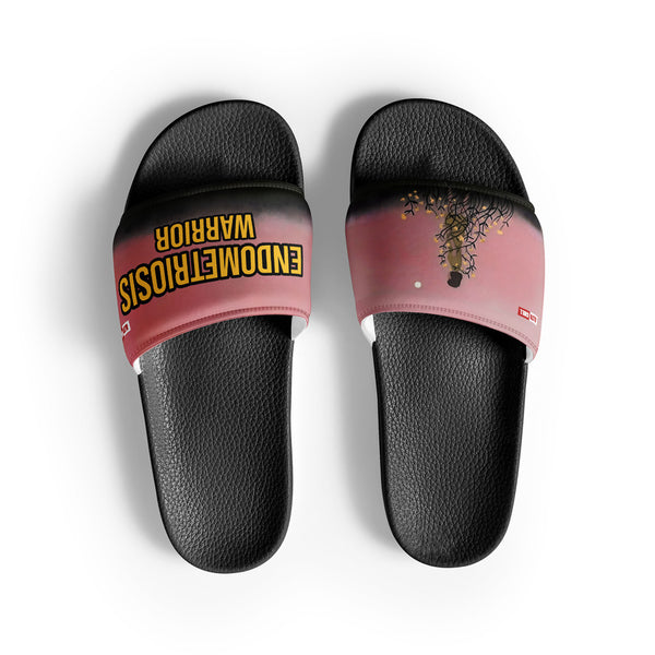 ILLTOCHILL Endometriosis Awareness Women's Slides – Flat Front (Endometriosis Awareness Women's Slides)