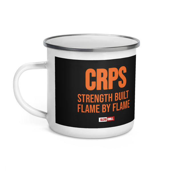 ILLTOCHILL CRPS Awareness and support gift Enamel Mug – Default Left